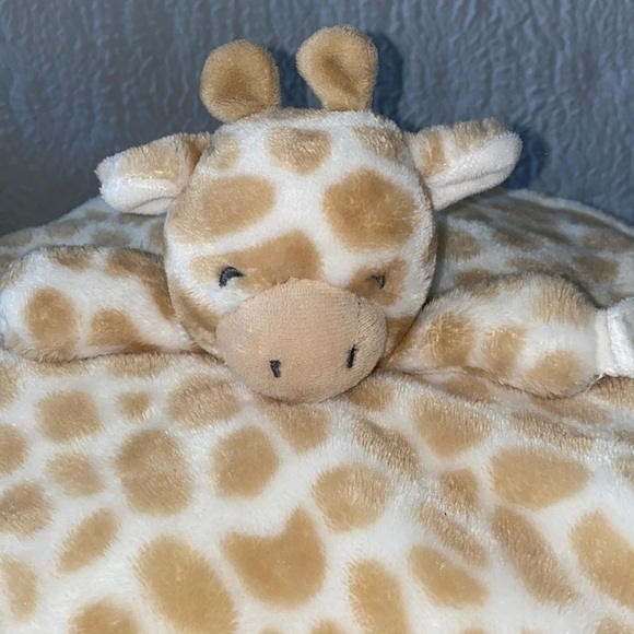 Carter's Baby Giraffe Security Blanket Lovey With Pacifier Holder - Picture 4 of 9